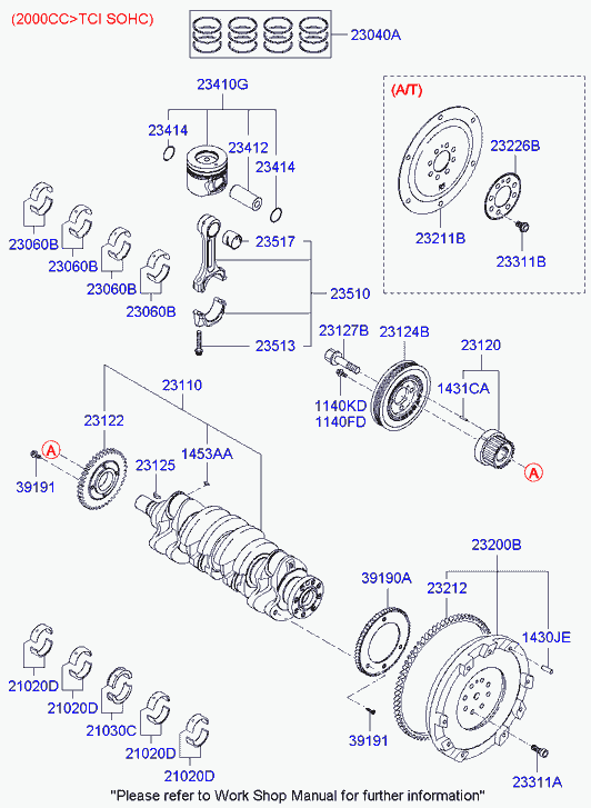 Hyundai 2311037300 - Ūdenssūknis autodraugiem.lv