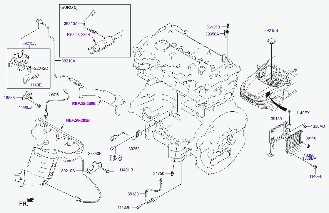 KIA 39210 2E150 - Lambda zonde autodraugiem.lv