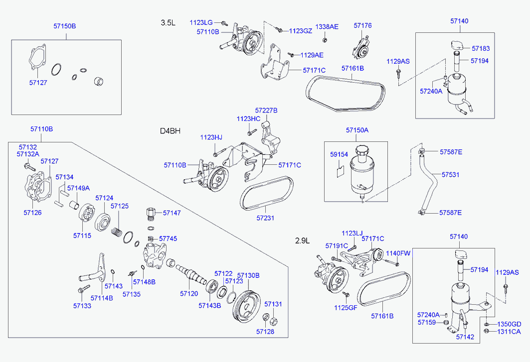 Chevrolet 57161H1500 - Ķīļrievu siksna autodraugiem.lv