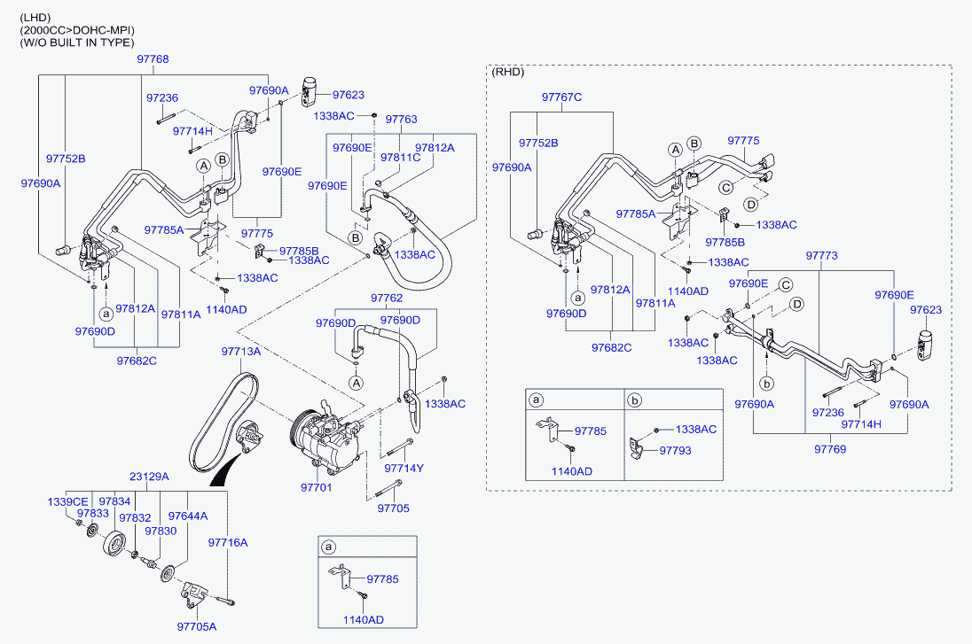 Hyundai 97834-29010 - Parazīt / Vadrullītis, Ķīļrievu siksna autodraugiem.lv