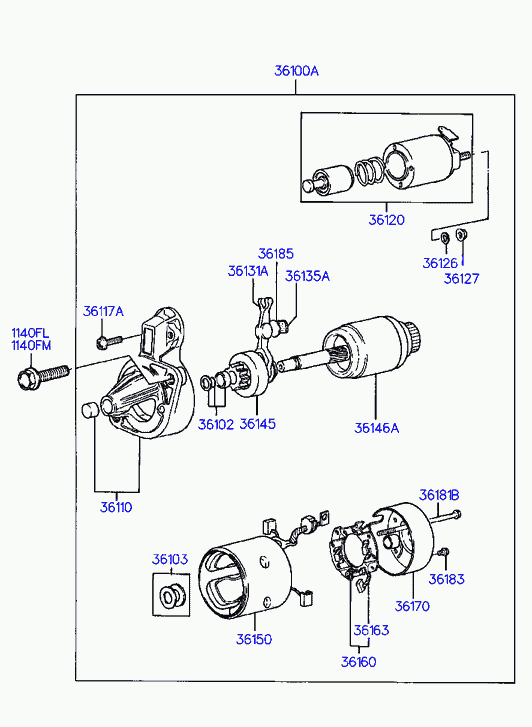 Mitsubishi 3610002511 - Starteris autodraugiem.lv