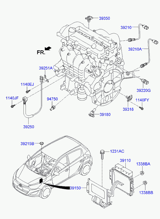 Hyundai 39210 03020 - Lambda zonde autodraugiem.lv
