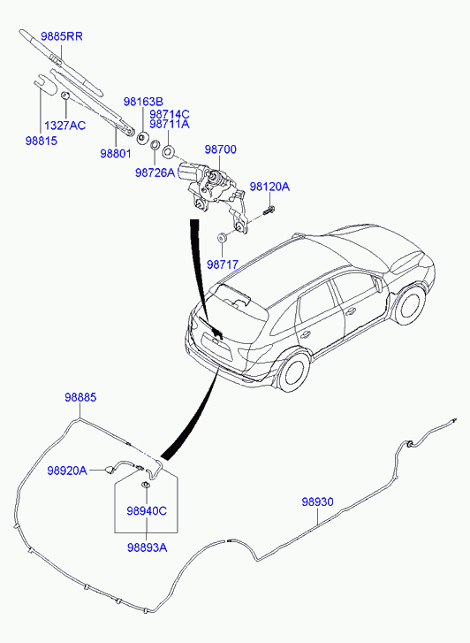 Hyundai 988113J000 - Kvēlspuldze, Dienas gaismas lukturis autodraugiem.lv