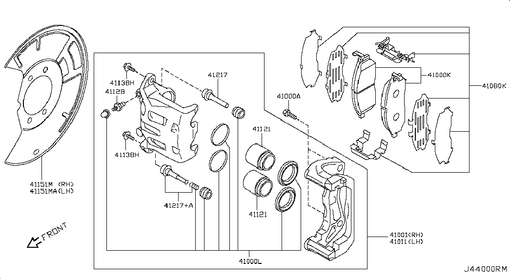 IME D1060-1MF0A - Bremžu uzliku kompl., Disku bremzes autodraugiem.lv