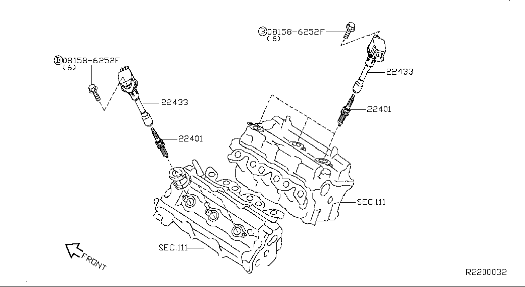 NISSAN 22448-JA11C - Aizdedzes spole autodraugiem.lv