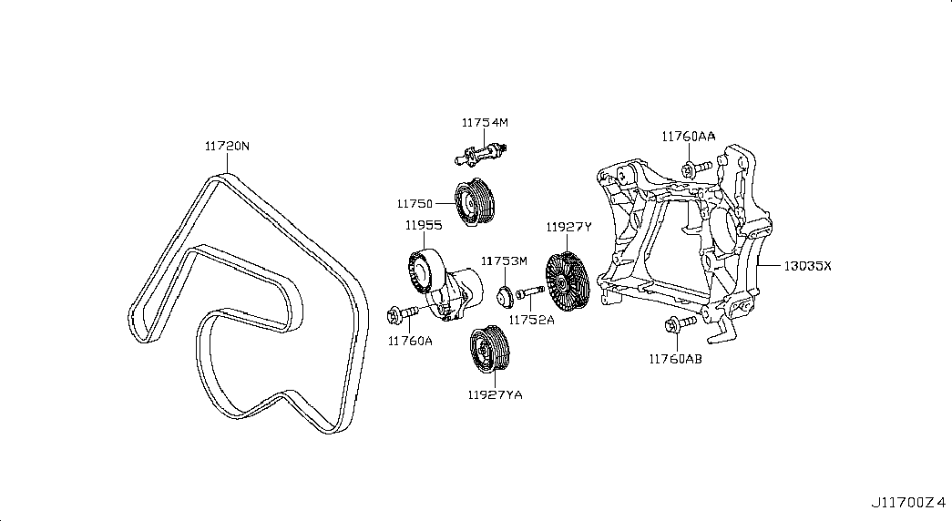 Mercedes-Benz 11927HG00B - Parazīt / Vadrullītis, Ķīļrievu siksna autodraugiem.lv