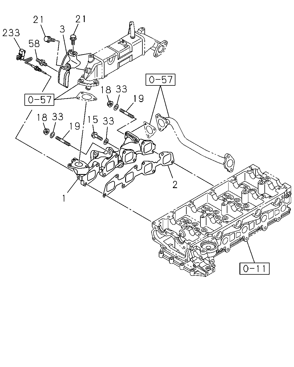 ISUZU 8-97356-028-2 - Blīve, Izplūdes kolektors autodraugiem.lv