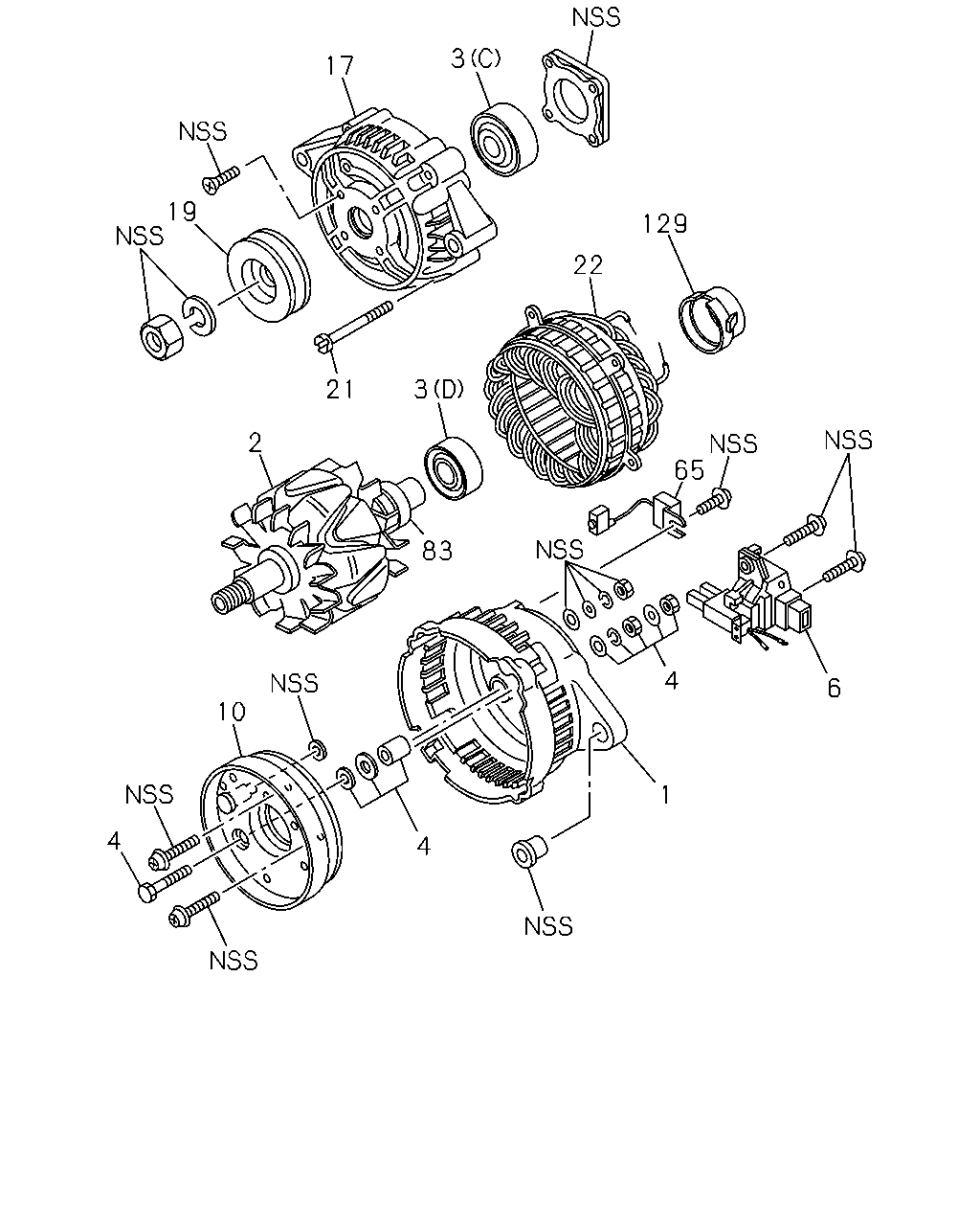 ISUZU 8-97032-306-0 - Rotors, Ģenerators autodraugiem.lv