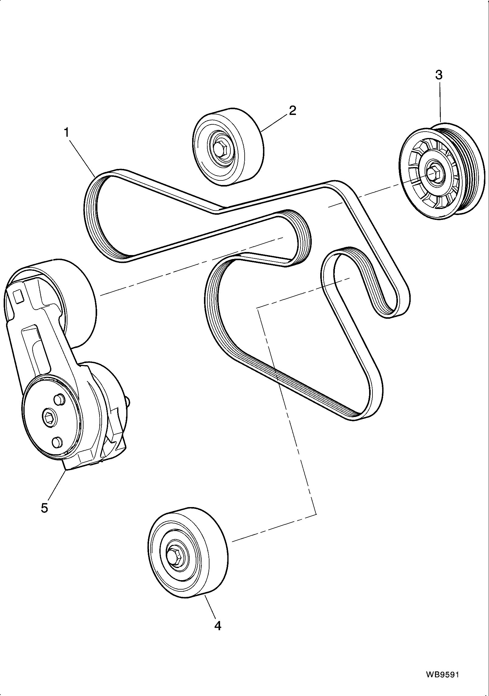 Jaguar AJ88633 - Siksnas spriegotājs, Ķīļsiksna autodraugiem.lv