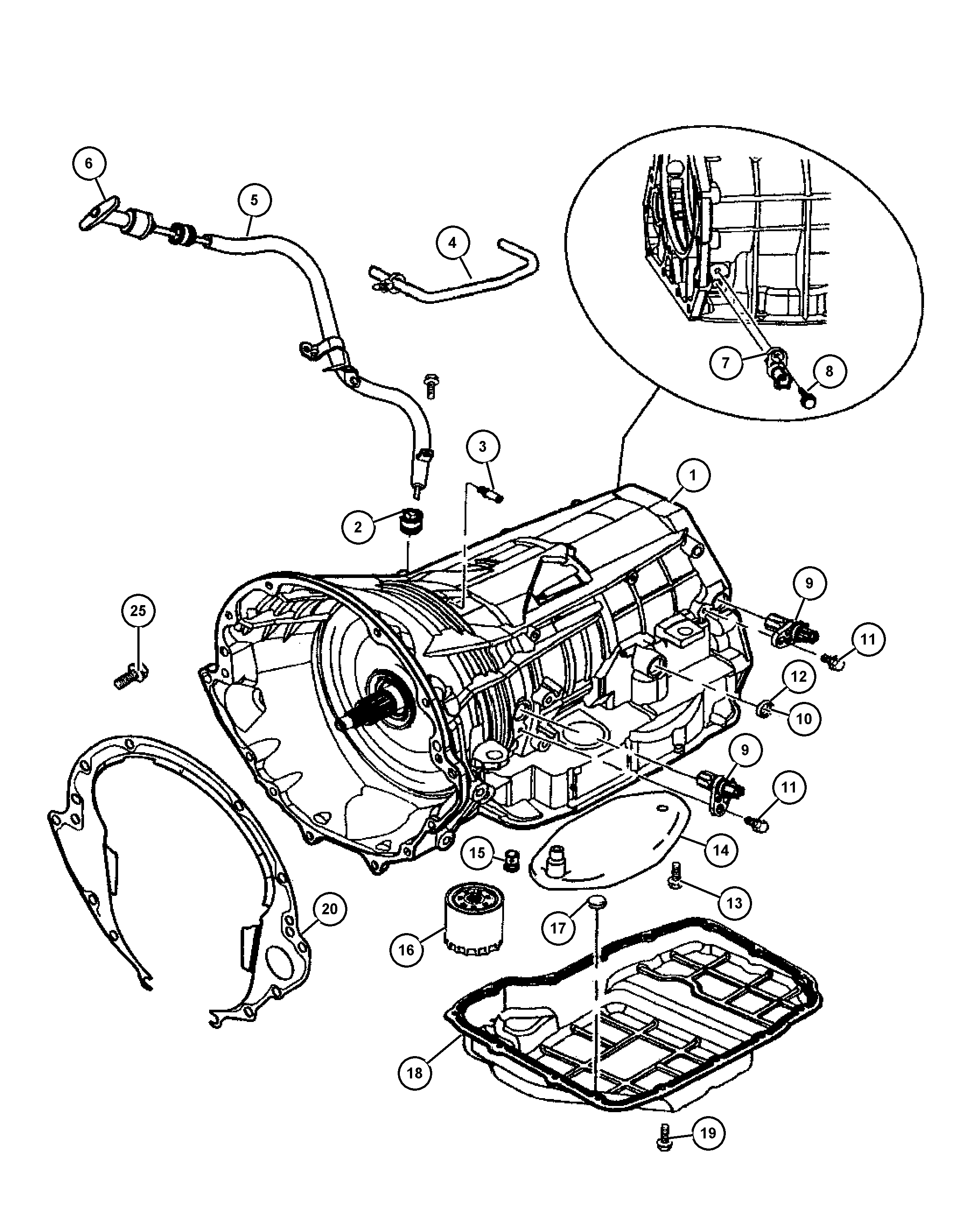 Jeep 479 9662 - Hidrofiltrs, Automātiskā pārnesumkārba autodraugiem.lv