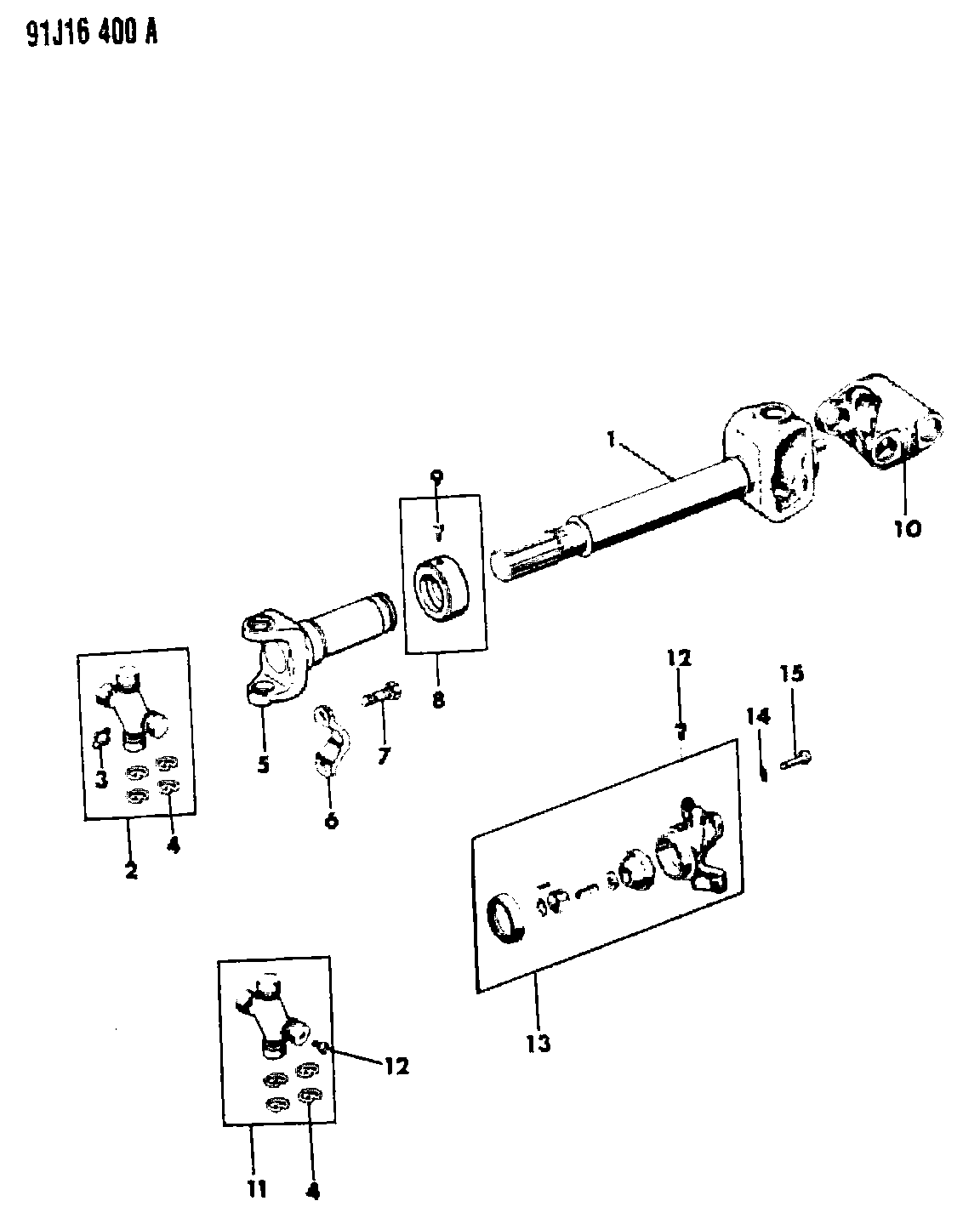 Chrysler J812 6614 - Šarnīrs, Garenvārpsta autodraugiem.lv