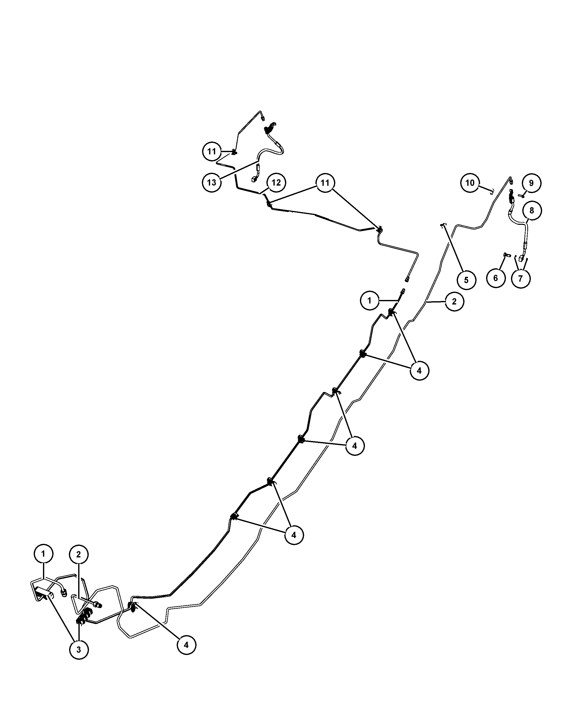 Jeep 52059 884AF - Bremžu šļūtene autodraugiem.lv