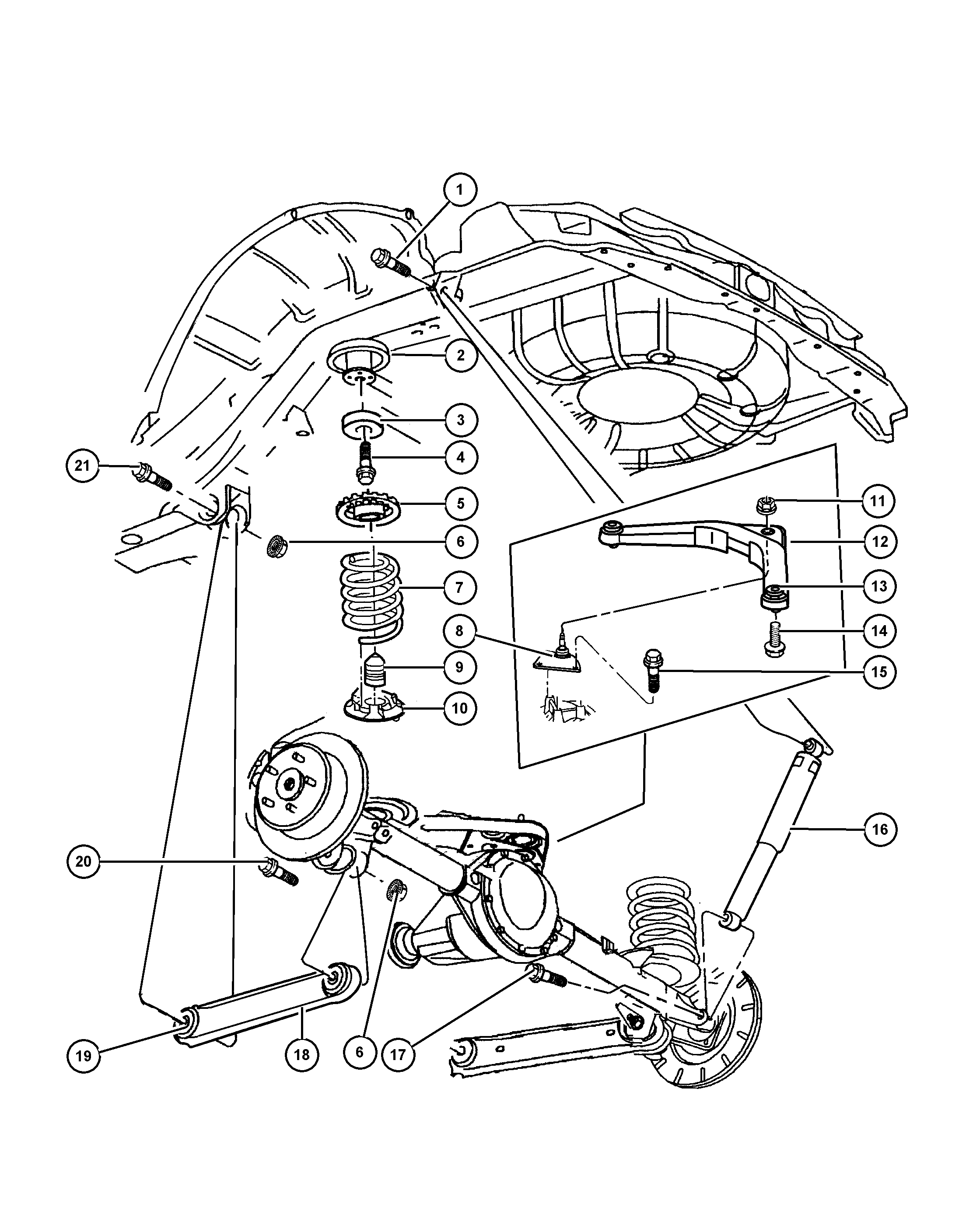 Chrysler 5208 8220 - Piekare, Šķērssvira autodraugiem.lv