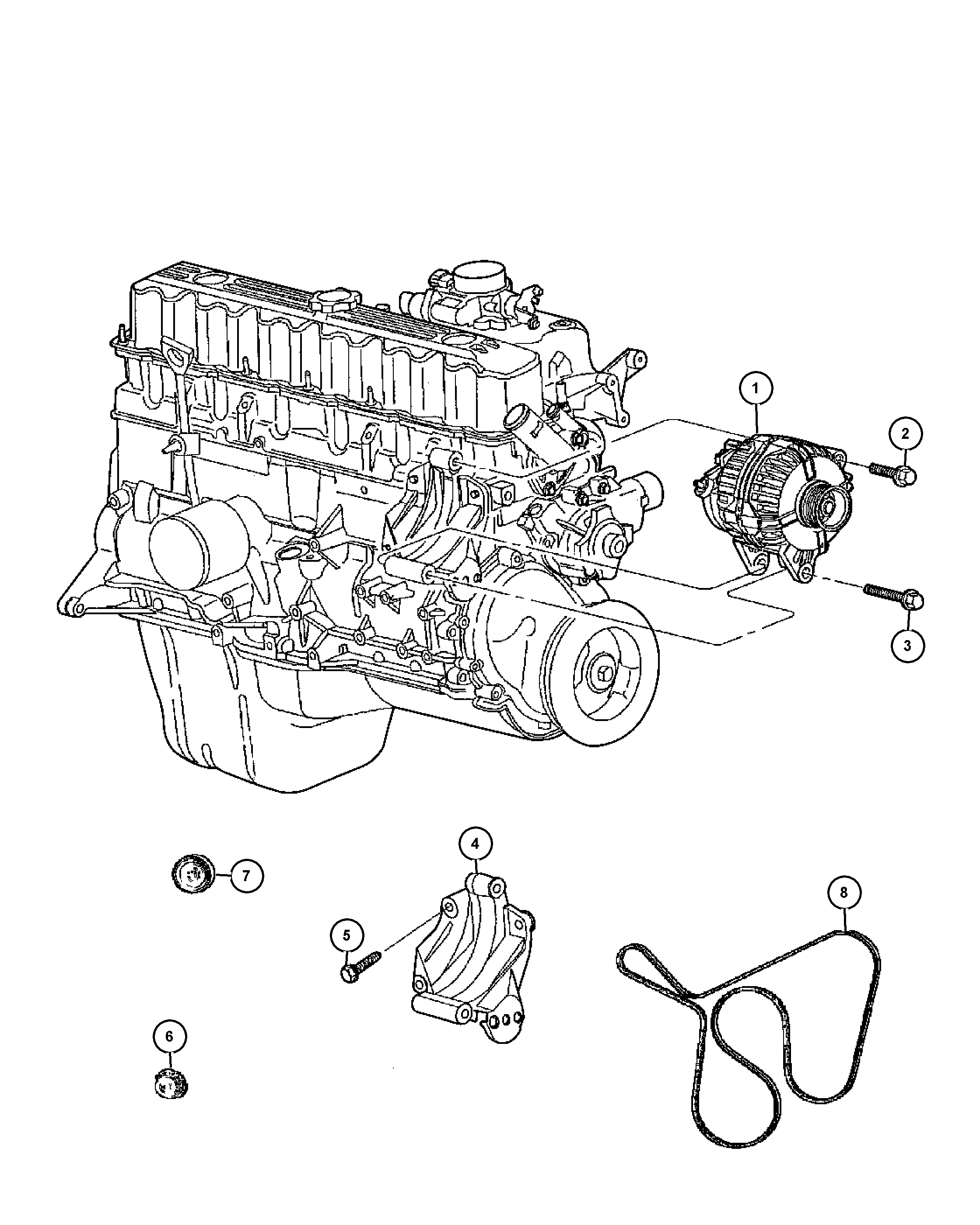 Chrysler 56041 864AB - Ģenerators autodraugiem.lv