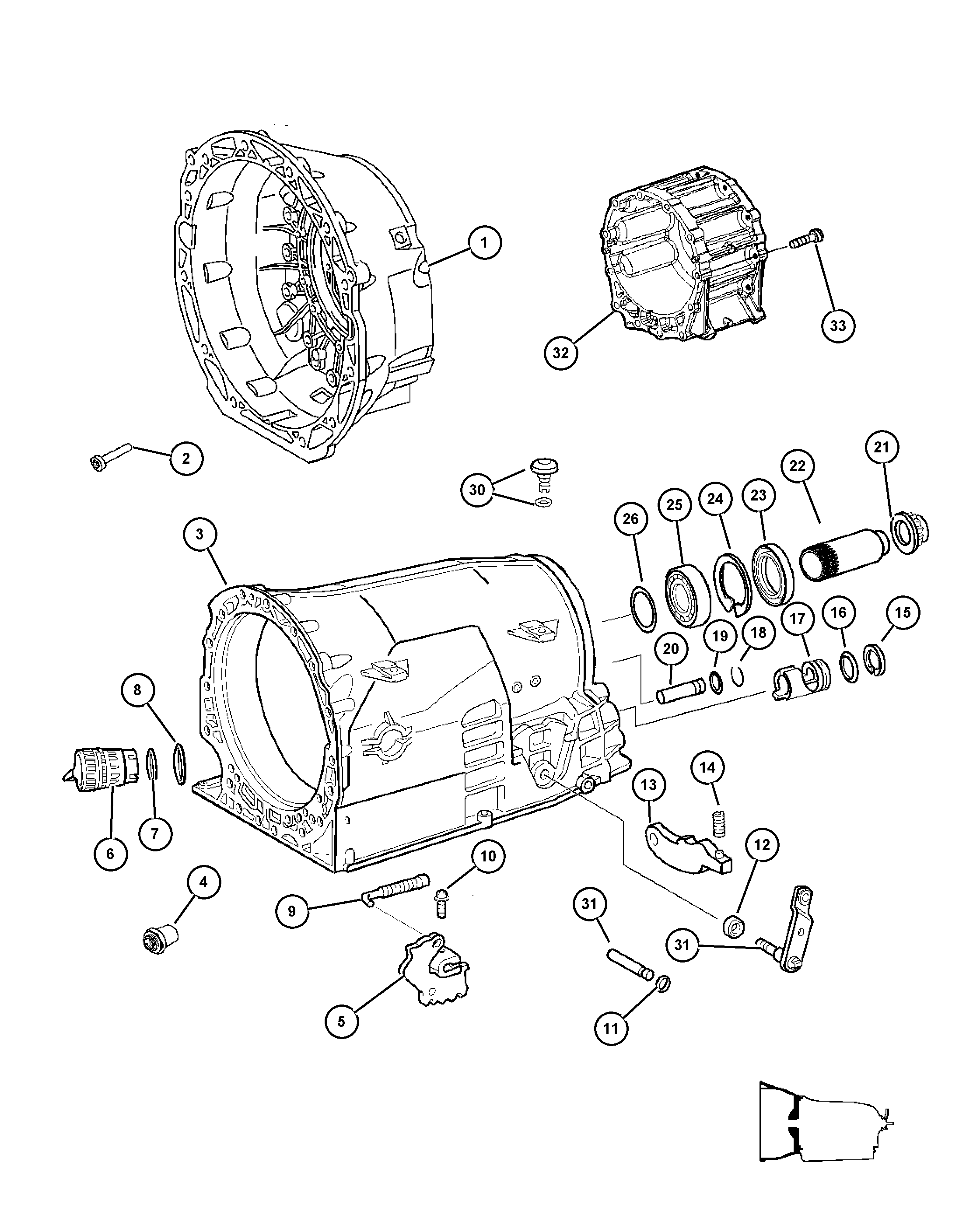 Jeep 52108 323AC - Saspraudņa korpuss, Automātiskās pārnesumk. vadības bloks autodraugiem.lv