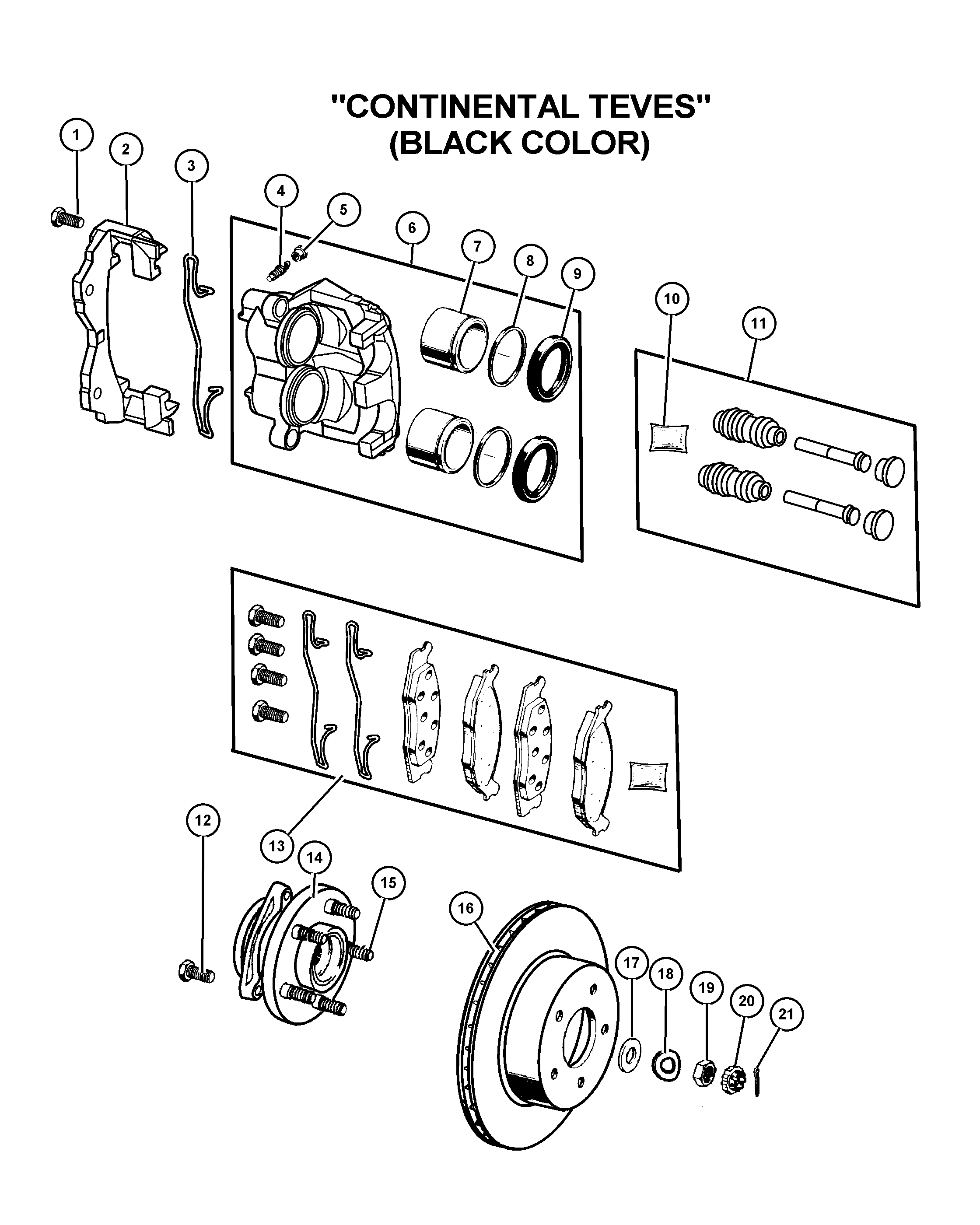 Chrysler 5018 592AA - Bremžu uzliku kompl., Disku bremzes autodraugiem.lv