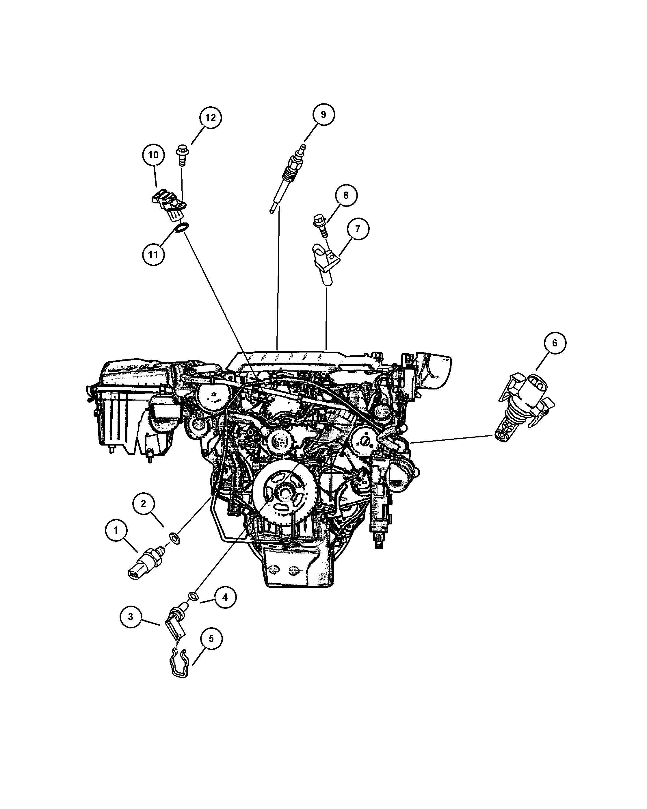 Jeep 5080 147AA - Devējs, Dzesēšanas šķidruma temperatūra autodraugiem.lv