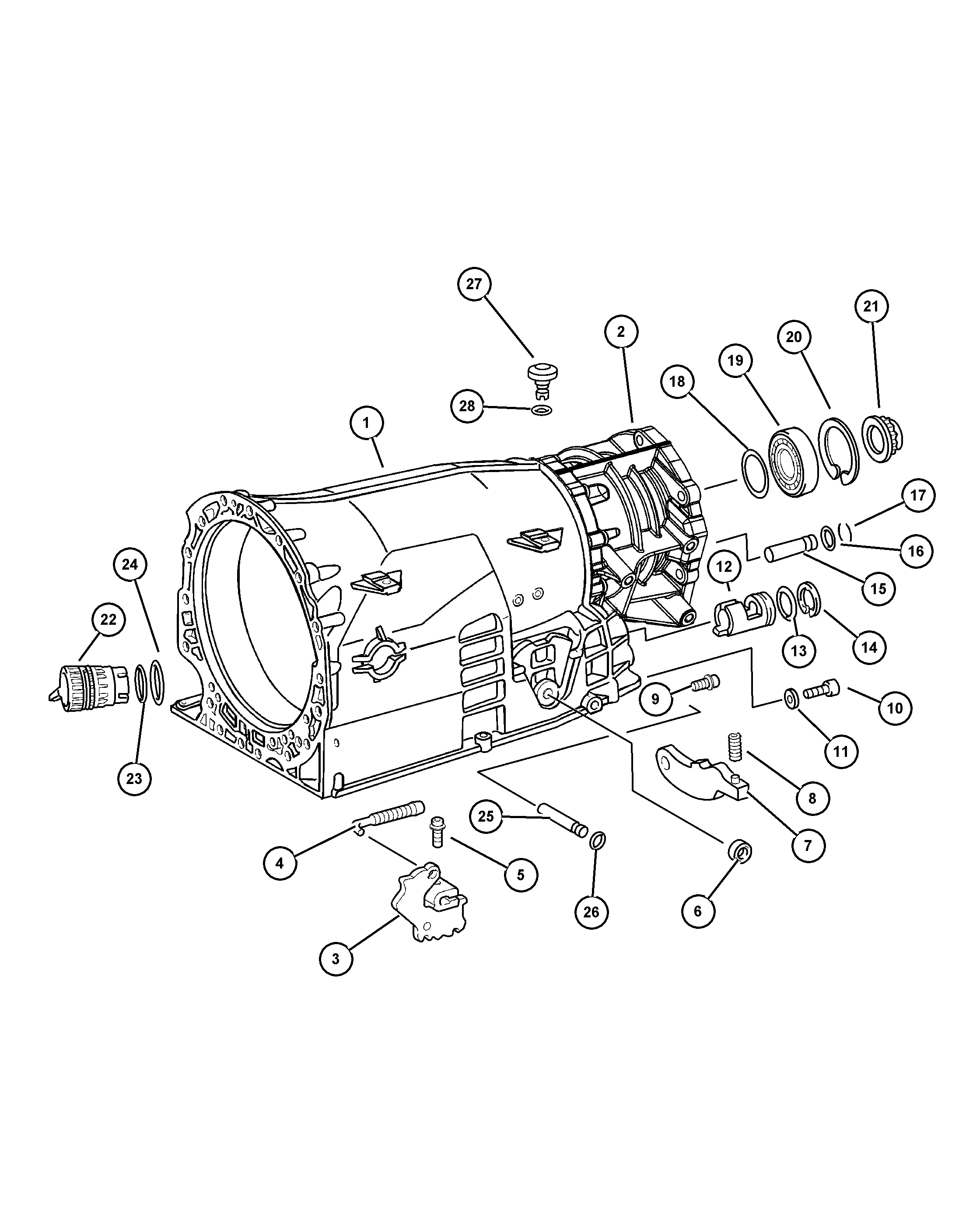 Chrysler 52108 322AA - Saspraudņa korpuss, Automātiskās pārnesumk. vadības bloks autodraugiem.lv