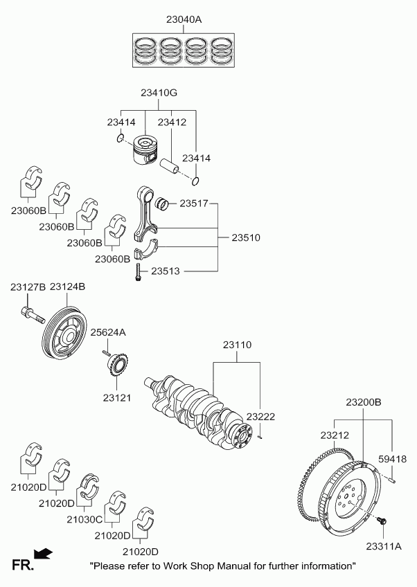 Hyundai 231212A000 - Sadales vārpstas piedziņas ķēdes komplekts autodraugiem.lv