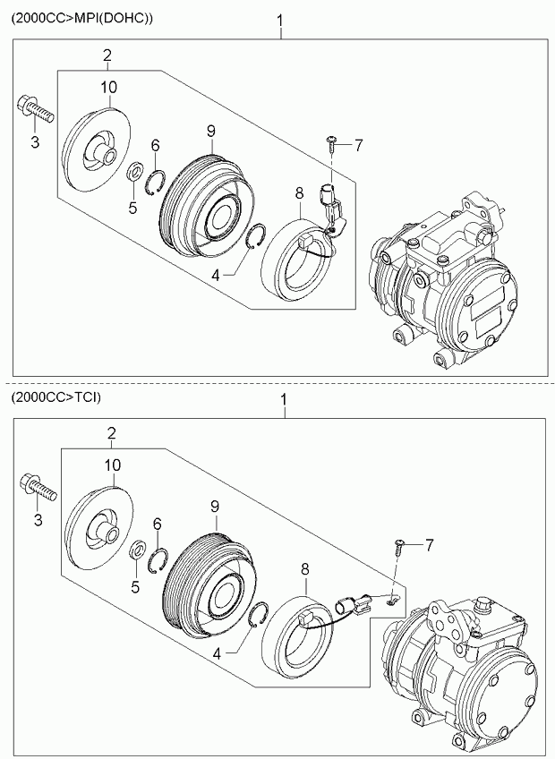 Hyundai 97701-2F200 - Kompresors, Gaisa kond. sistēma autodraugiem.lv