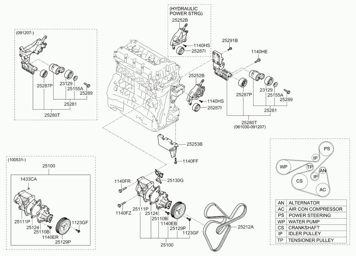 Hyundai 25110-25002 - Ūdenssūknis autodraugiem.lv