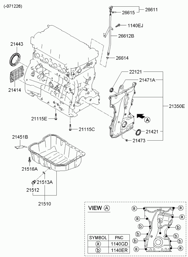 KIA 21421-25001 - Vārpstas blīvgredzens, Kloķvārpsta autodraugiem.lv