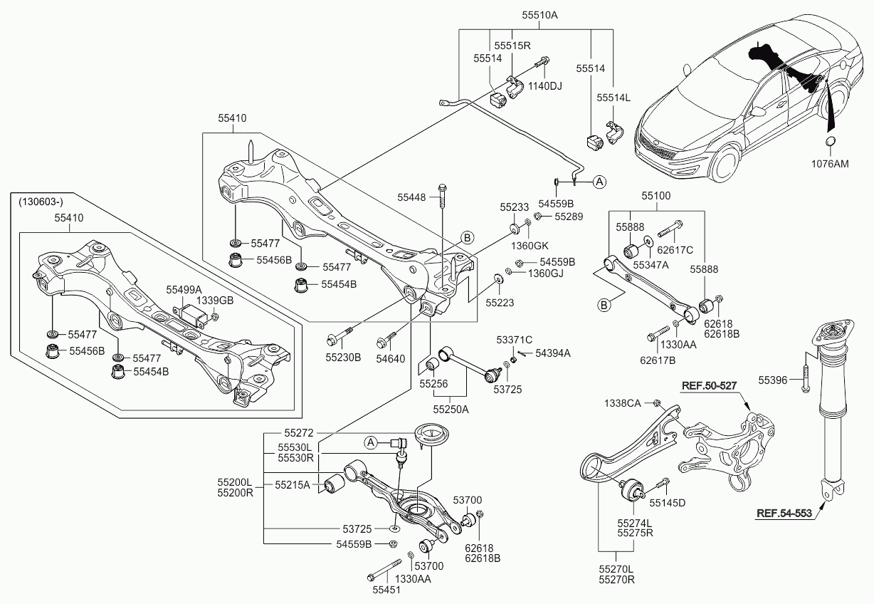 KIA 55530-2Z000 - Stiepnis / Atsaite, Stabilizators autodraugiem.lv