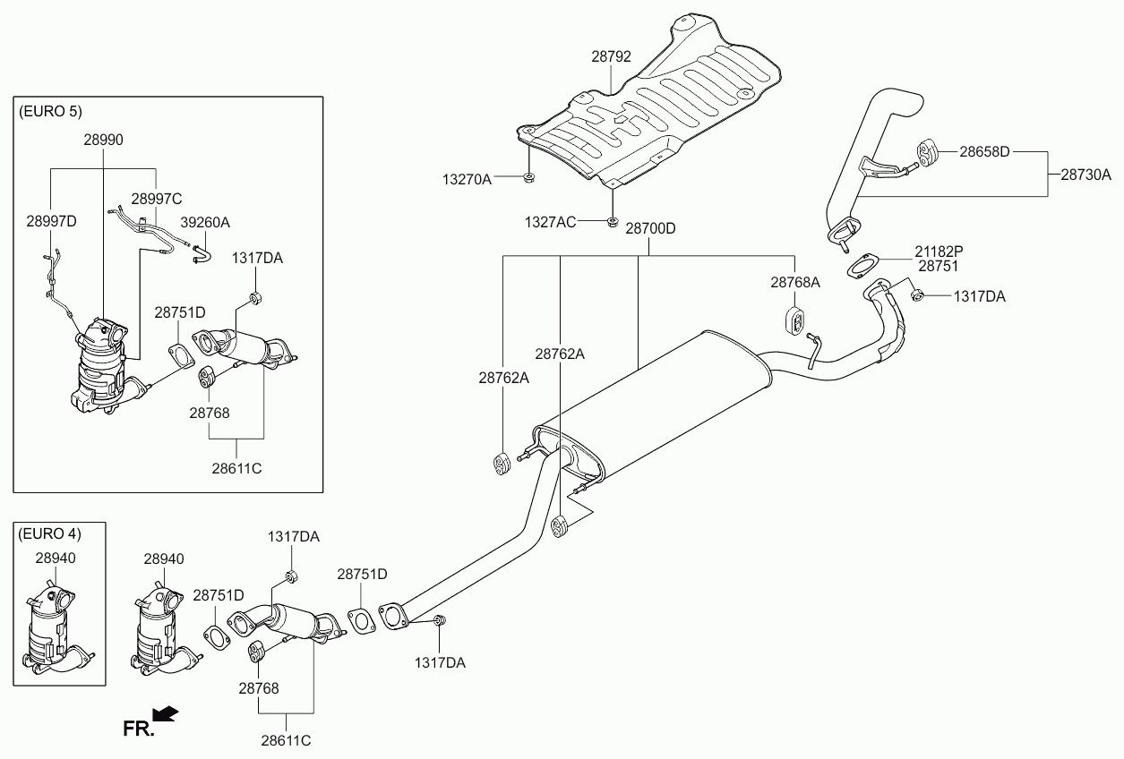 KIA 28768-44000 - Hanger autodraugiem.lv