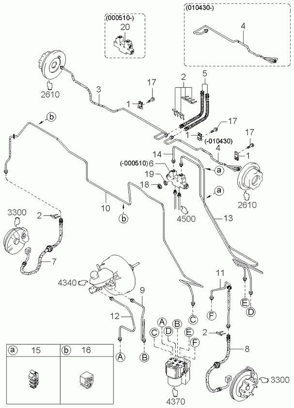 Hyundai 0K56A43980A - Bremžu šļūtene autodraugiem.lv