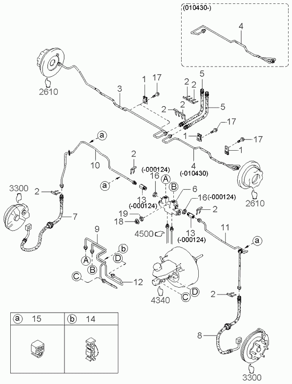 Hyundai 0K56A43990A - Bremžu šļūtene autodraugiem.lv