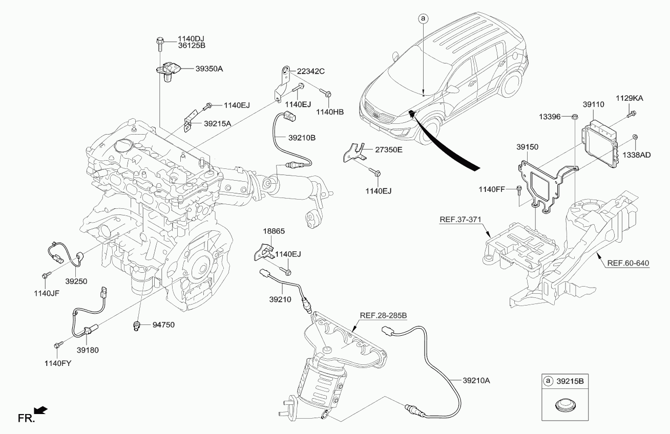 Hyundai 39210-2E700 - Lambda zonde autodraugiem.lv