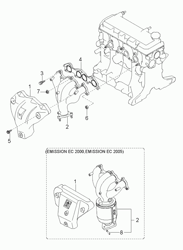 Hyundai K999460800B - Nut - self-locking autodraugiem.lv