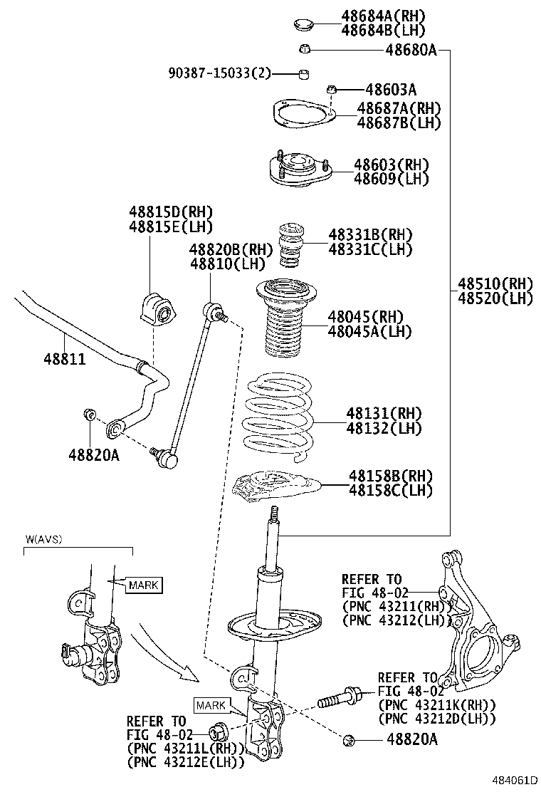 TOYOTA 4852079345 - Amortizators autodraugiem.lv