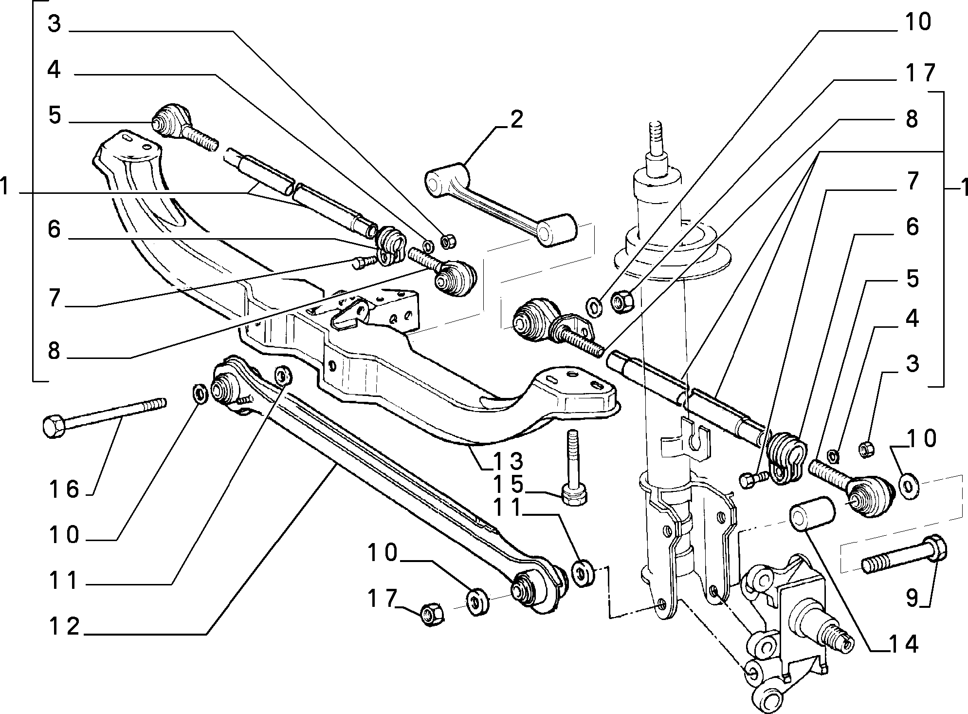 Lancia 7784388 - Stiepnis / Atsaite, Stabilizators autodraugiem.lv