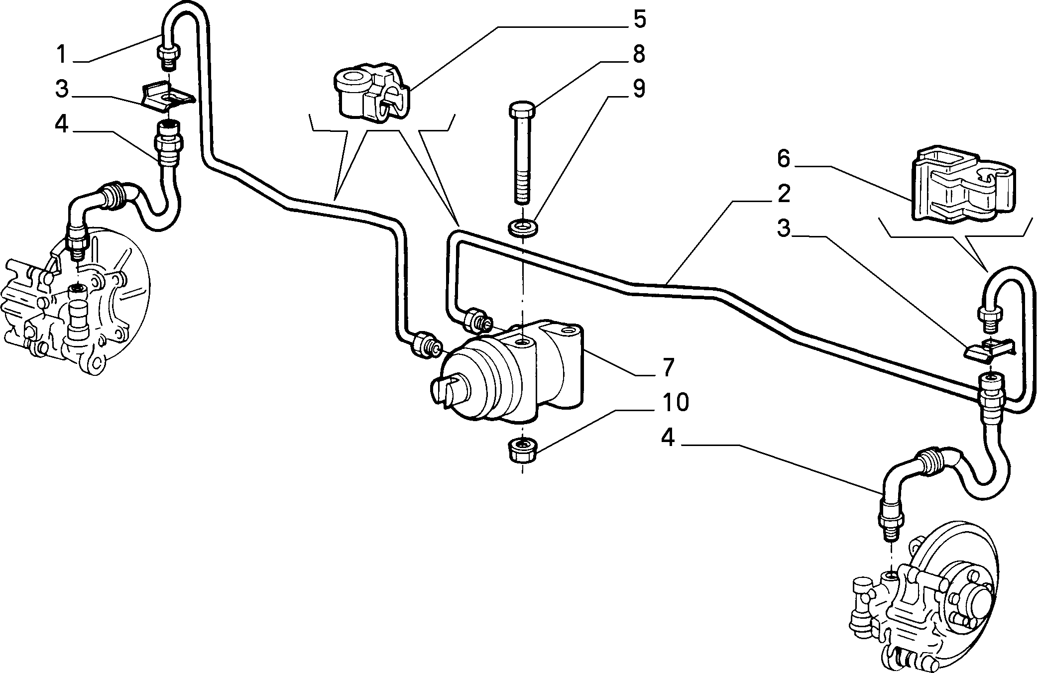 FIAT 71736941 - Bremžu šļūtene autodraugiem.lv