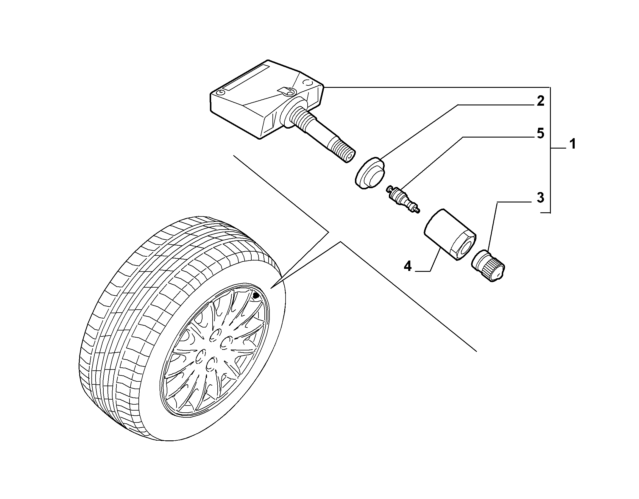 Alfa Romeo 9634866180 - Riteņu grieš. ātruma devējs, Riepu spiediena kontroles sist. autodraugiem.lv