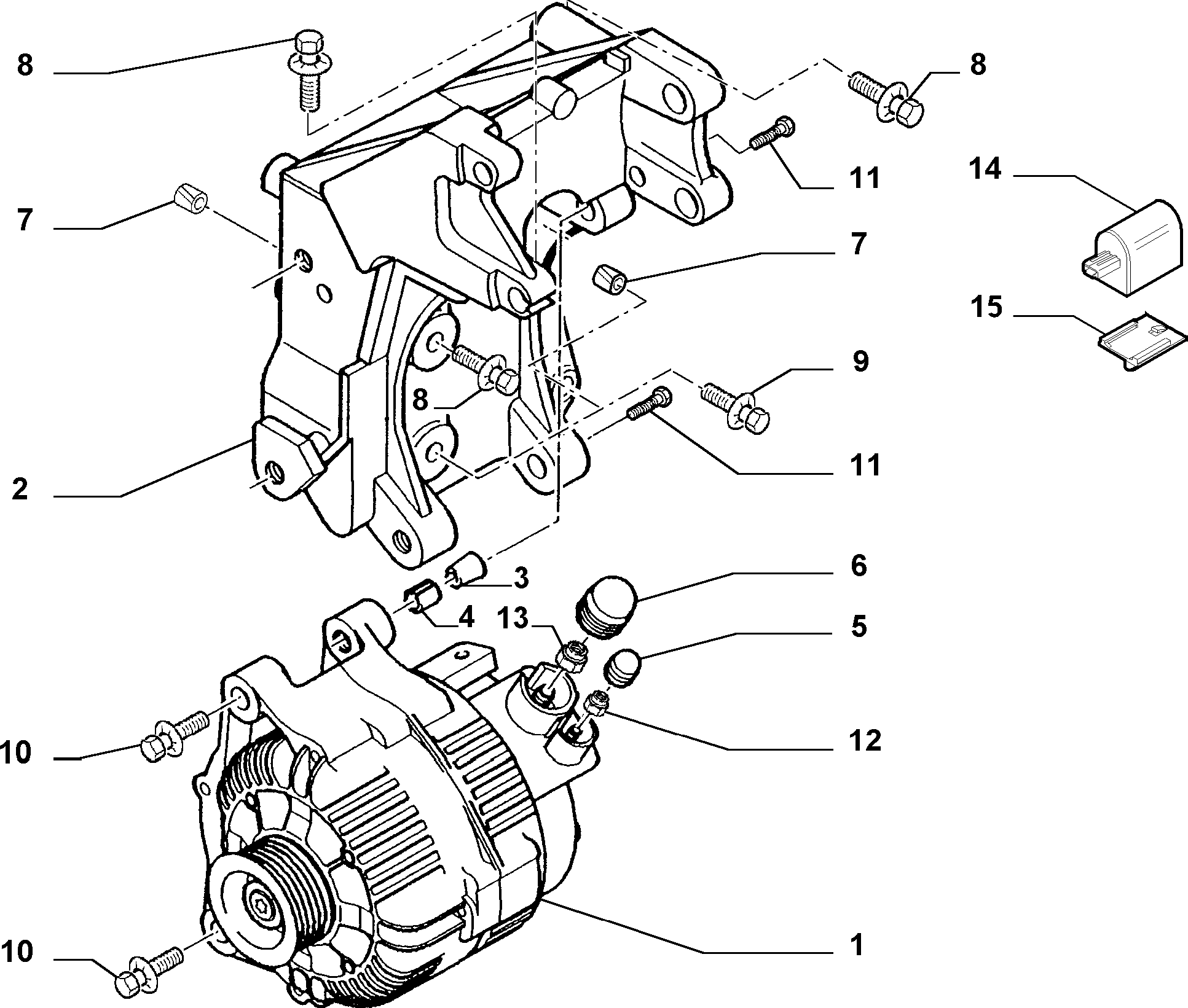 Lancia 9646065480 - Ģenerators autodraugiem.lv