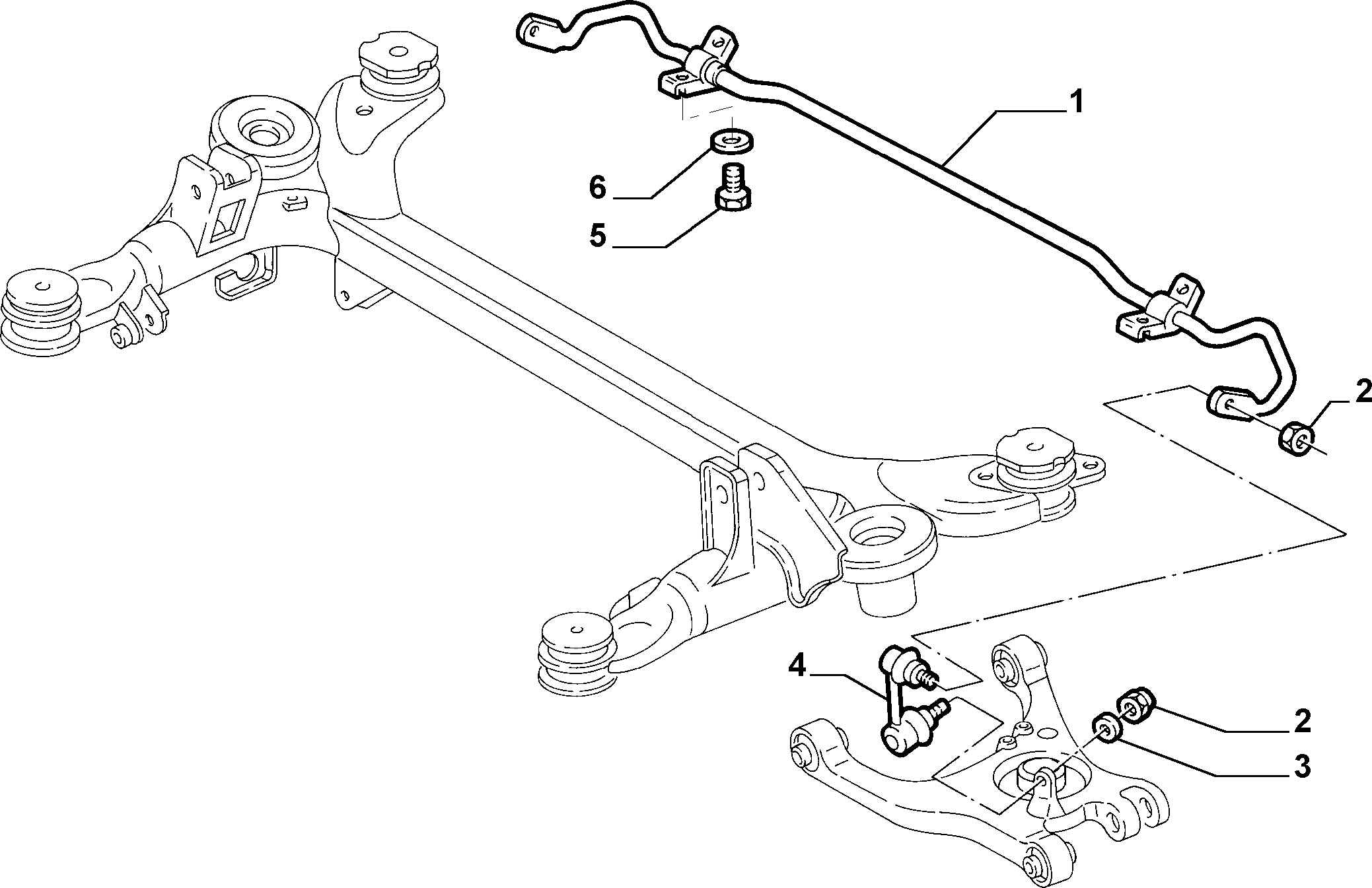 Lancia 60673082 - Bukse, Stabilizators autodraugiem.lv