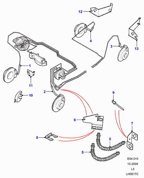 Rover SHB 1011 90 - Bremžu šļūtene autodraugiem.lv