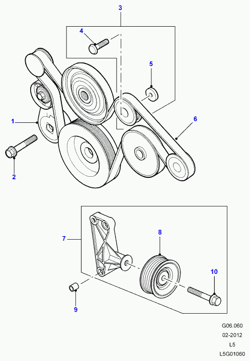 Rover PQS101490 - Ķīļrievu siksna autodraugiem.lv