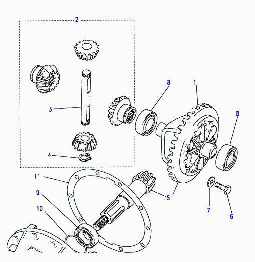 IFA 7316 - Gasket-differential housing to axle case autodraugiem.lv