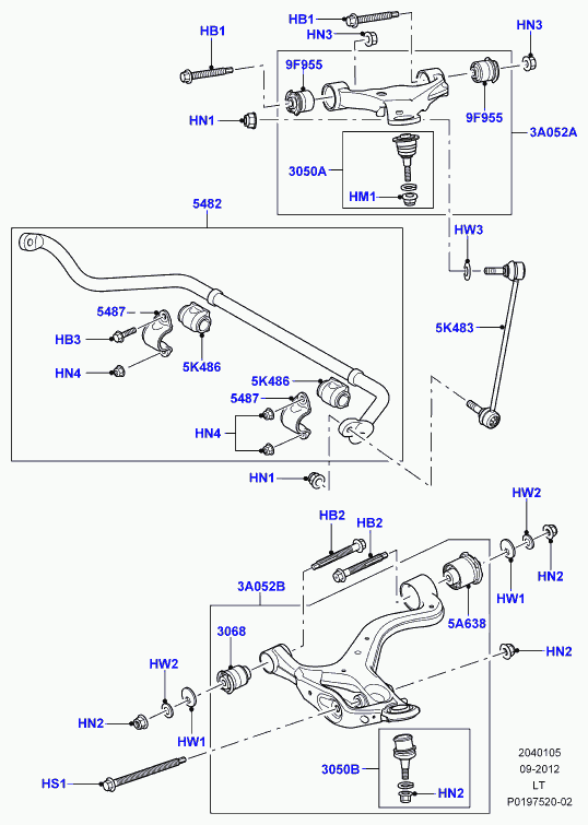 Rover RBJ501380 - Neatkarīgās balstiekārtas svira, Riteņa piekare autodraugiem.lv