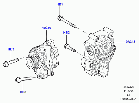 Land Rover LR008860 - Ģenerators autodraugiem.lv