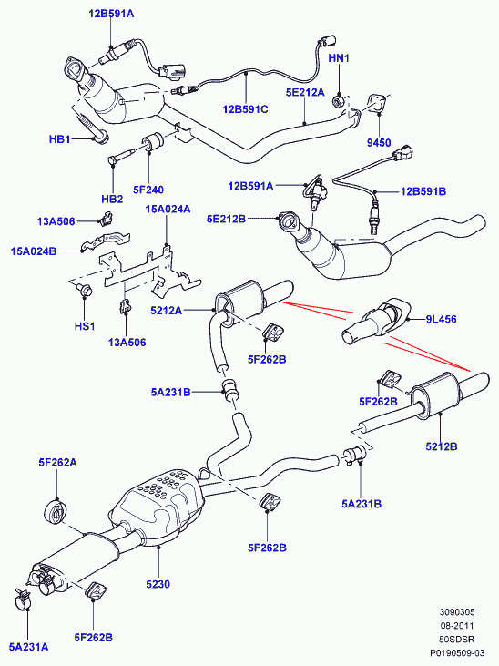 Rover LR013661 - Lambda zonde autodraugiem.lv