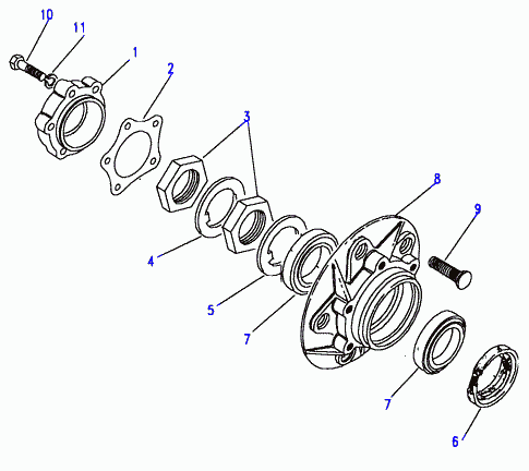 Rover 571752 - Riteņa rumbas gultņa komplekts autodraugiem.lv