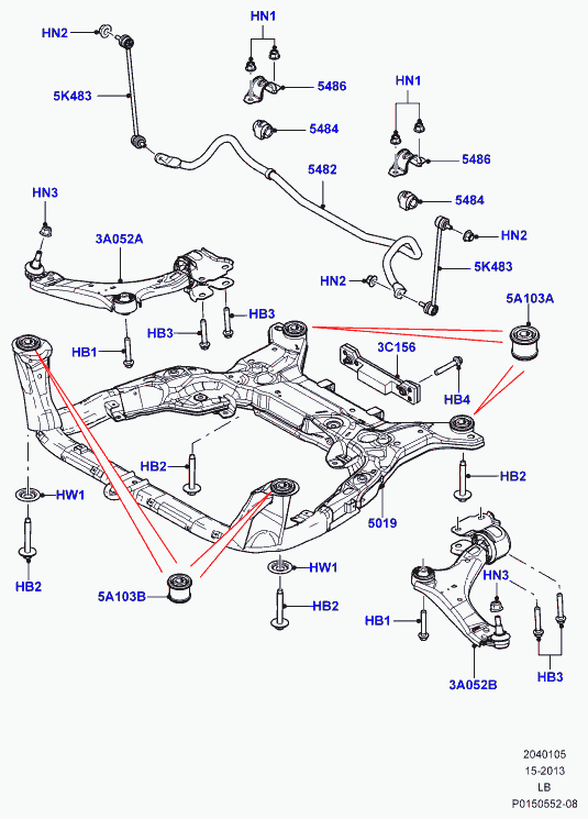 Volvo LR007206 - Piekare, Šķērssvira autodraugiem.lv