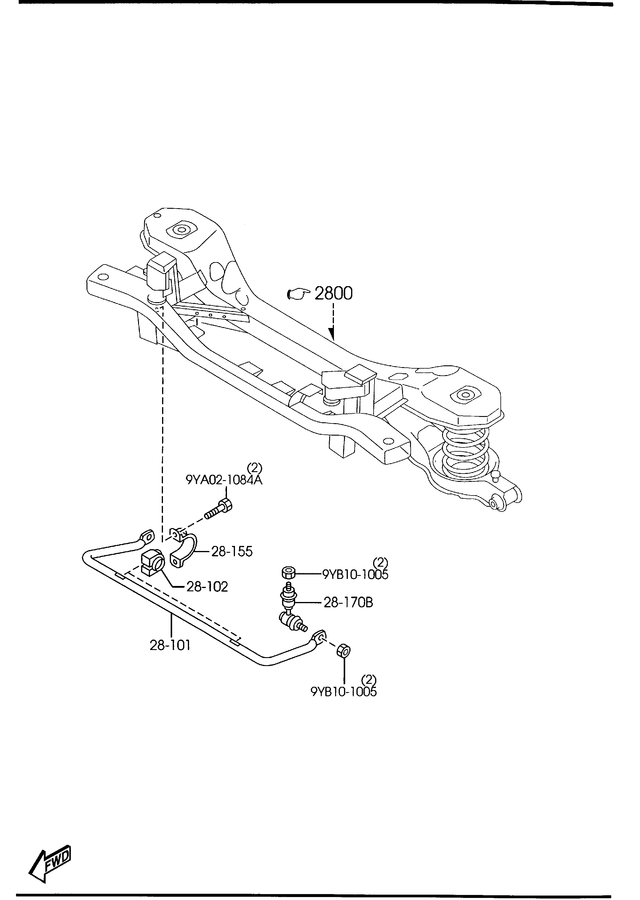 FORD BP4K-28-156C - Bukse, Stabilizators autodraugiem.lv