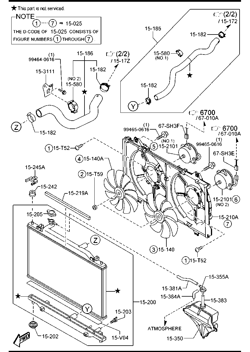 MAZDA PE11-15-205 - Vāciņš, Radiators autodraugiem.lv