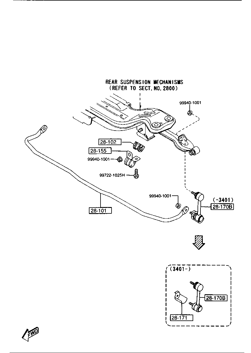 FORD GA2C-28170-A - Stiepnis / Atsaite, Stabilizators autodraugiem.lv