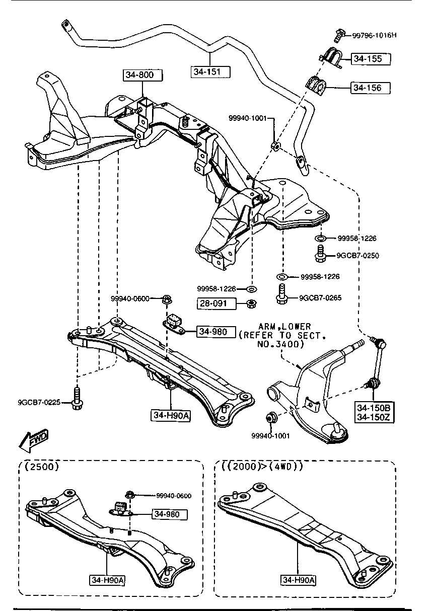 Hyundai GA2A-34-150 - Stiepnis / Atsaite, Stabilizators autodraugiem.lv